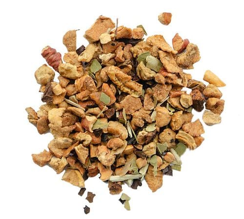 Infusion &Eacute;nergique mat&eacute; cascara'mel - Vrac 100 g - COMPTOIR FRAN&Ccedil;AIS DU TH&Eacute;