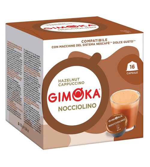 16 capsule compatibili Nescafe* Dolce Gusto* Nocciolino &ndash; Gimoka