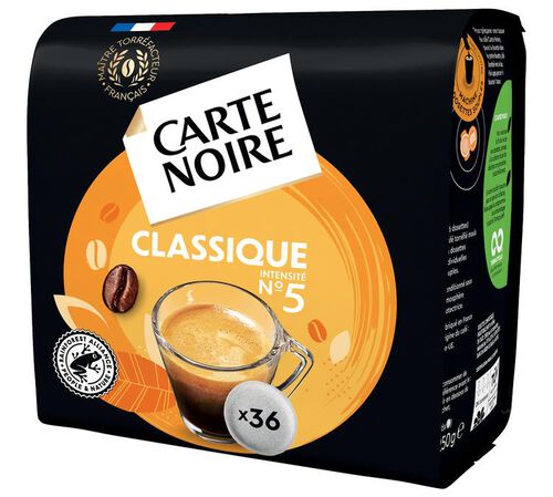36 dosettes souples n&deg;5 Caf&eacute; Classic - CARTE NOIRE image number 2