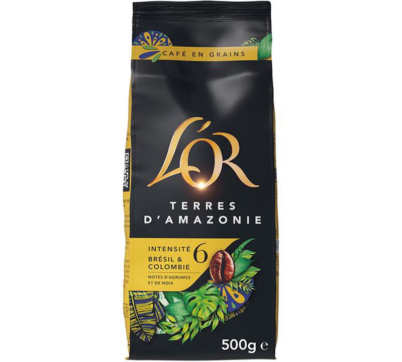 L'Or Coffee Beans Terres d'Amazonie - 500g image number 0
