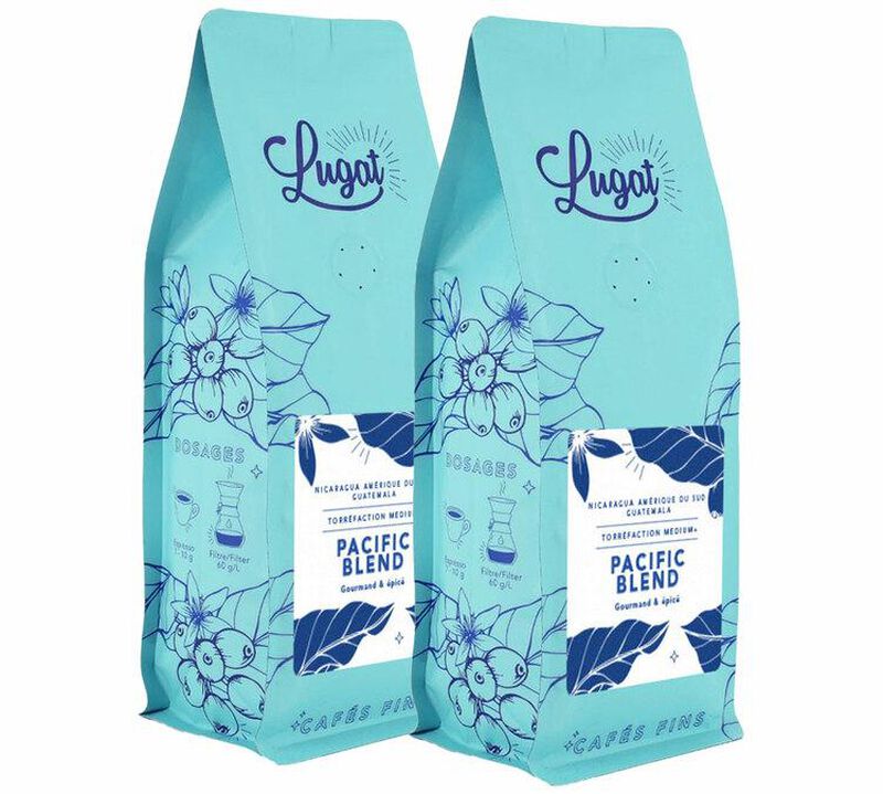 2 x 250 g - Caf&eacute; en grain - Pacific Blend - LUGAT image number 0