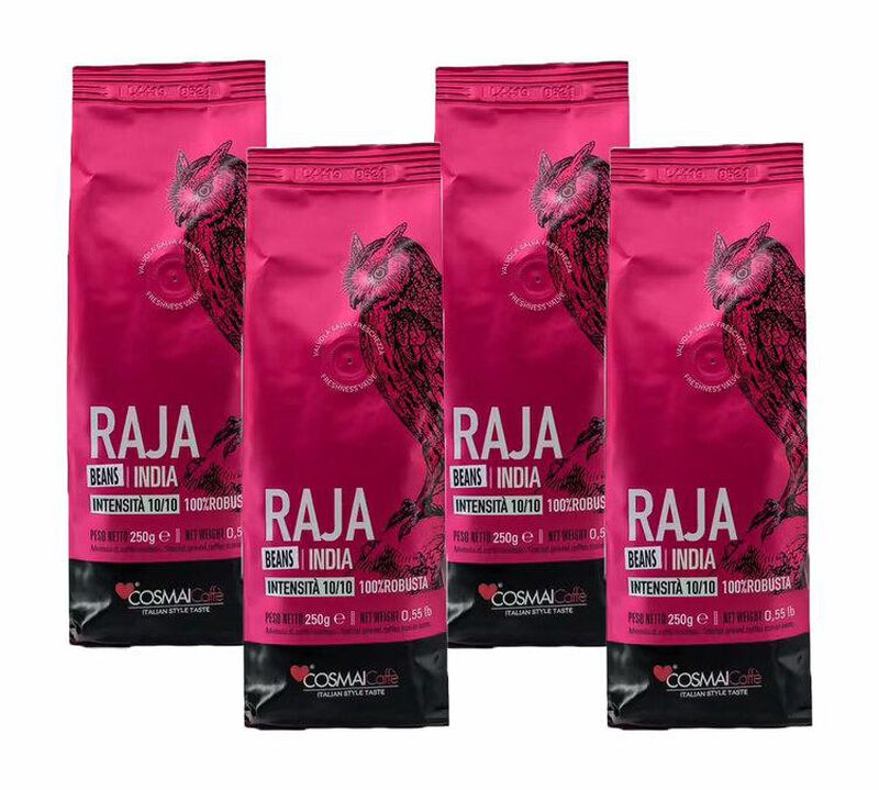 Caff&egrave; Cosmai - Caff&egrave; in grani - India Raja 100% Robusta 1 kg image number 0