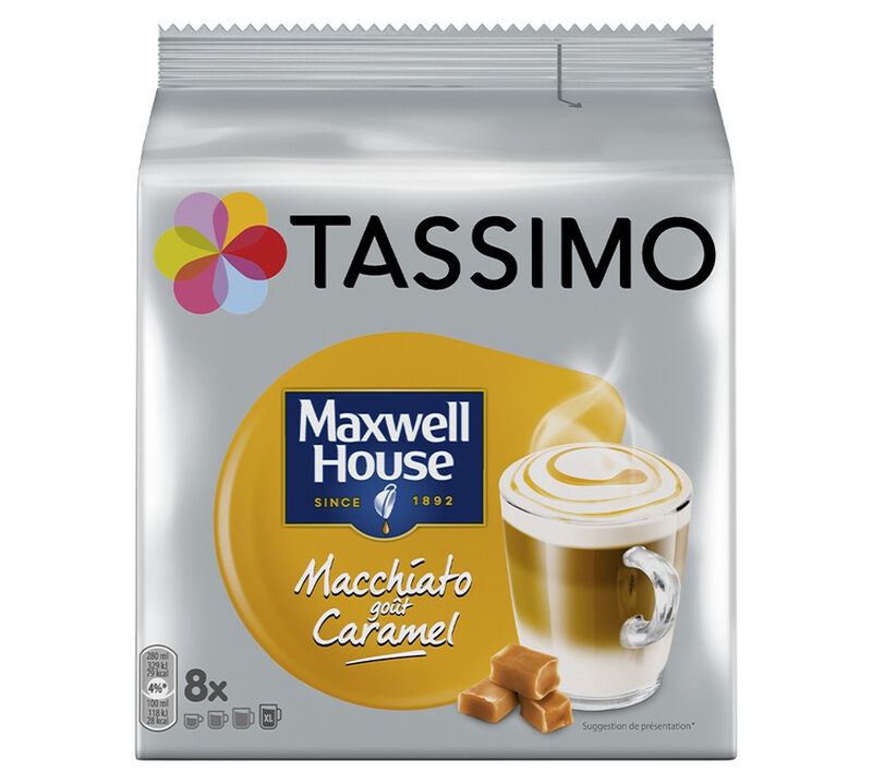 Tassimo Pods Maxwell House Caramel Macchiato x 8 Servings image number 0