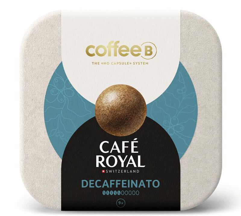 Caf&eacute; Royal - 9 Coffee Balls CoffeeB Decaffeinato image number 0