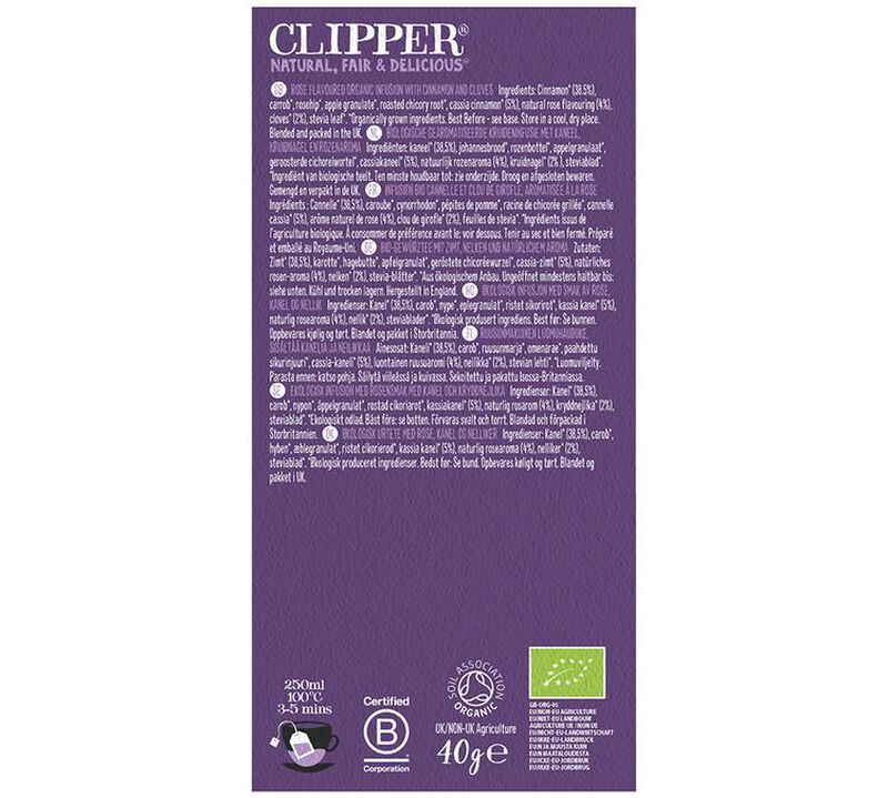 Infusion Cannelle Clou de Girofle, Rose " Mille et une Nuits" Bio & Equitable - CLIPPER image number 1