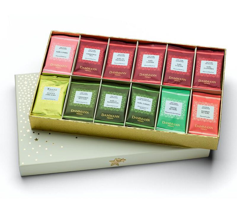 Dammann Fr&egrave;res Christmas Dream Tea Selection Box x 48 Tea Bags image number 1