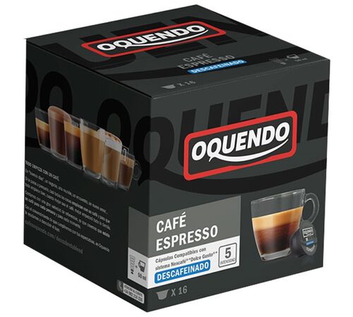 16 Nescaf&eacute;* Dolce Gusto* Compatible Pods Espresso Decaffeinato &ndash; OQUENDO