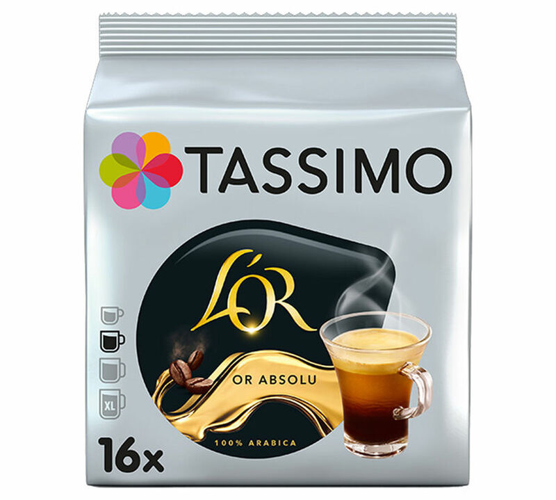 Tassimo pods L'Or Absolu x 16 T-Discs image number 0