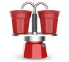 Bialetti - Caffettiera Mini Express Rossa 2 tazze + 2 bicchierini image number 0