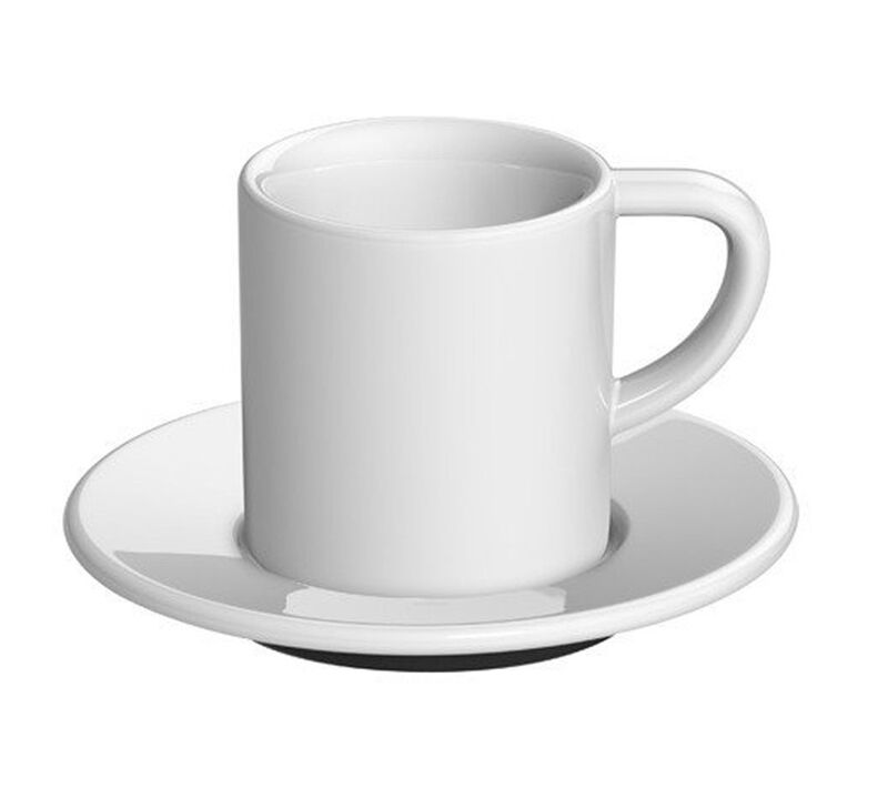 6 Tasses et sous-tasses Espresso Bond 8 cl Blanc - Loveramics image number 1