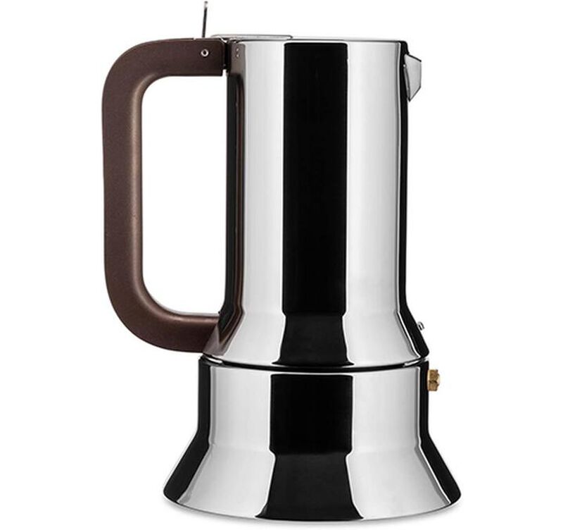 Alessi 9090 3-cup Moka Pot for induction hobs designed by Richard Sapper + Caf&eacute; Lugat image number 6