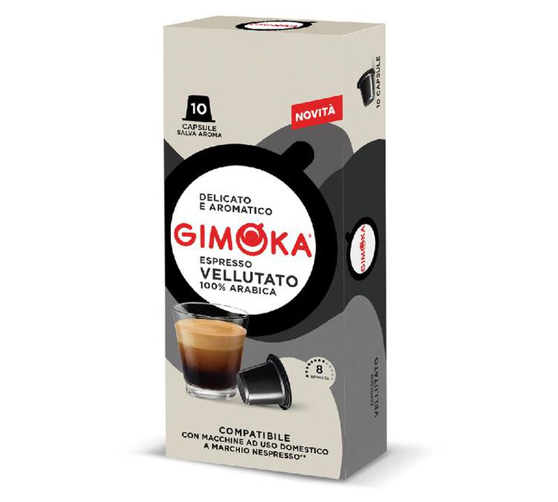 10 Nespresso* Original Compatible Capsules Vellutato &ndash; GIMOKA image number 0