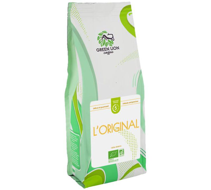 Green Lion Original Organic Coffee Beans - 1kg image number 5