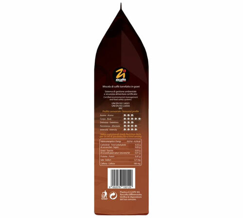 Zicaff&egrave; Linea Bruna coffee beans 1kg image number 3