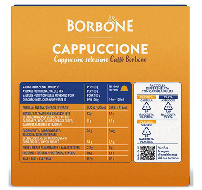 16 capsule compatibili Nescafe* Dolce Gusto* Cappuccino &ndash; Caff&egrave; Borbone image number 4