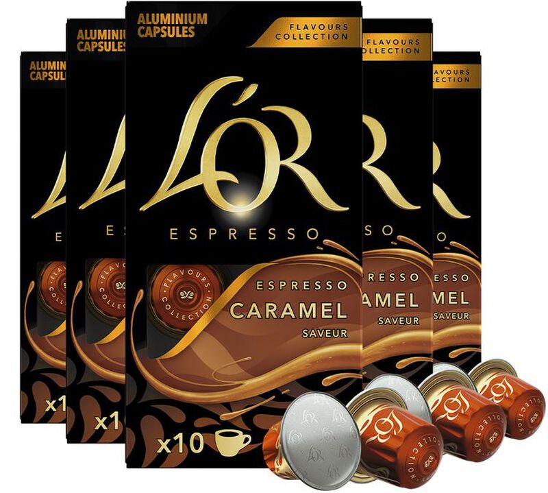 50 capsules compatibles Nespresso* Original Caramel - L'OR ESPRESSO image number 0
