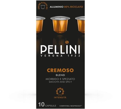 10 Capsules compatibles Nespresso* Original - Cremoso - PELLINI