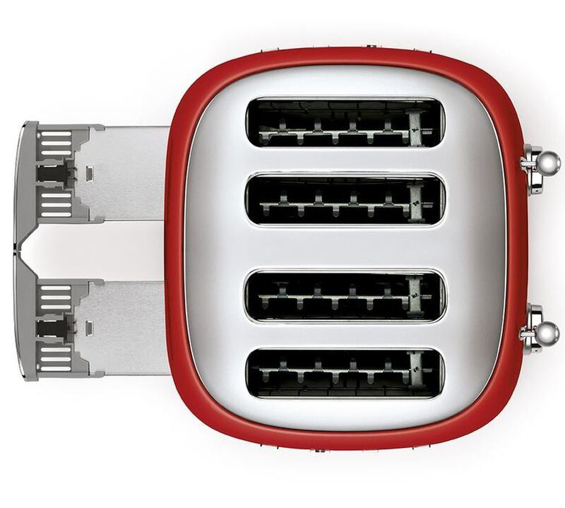 Toaster Smeg TSF03RDEU 4 tranches Rouge image number 4