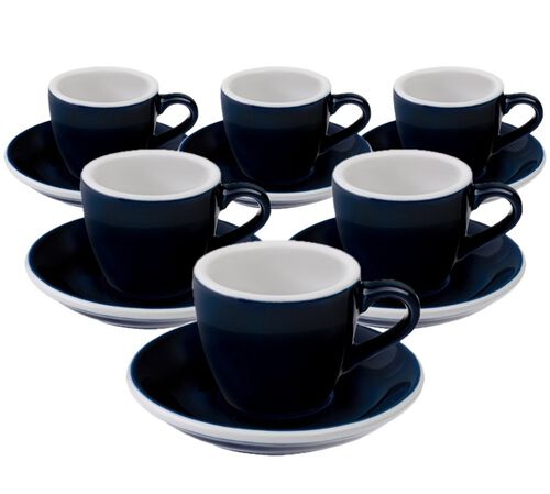 6 Sous tasse Espresso Egg Denim - Loveramics