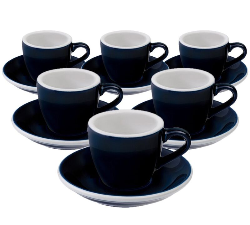 6 Sous tasse Espresso Egg Denim - Loveramics image number 0