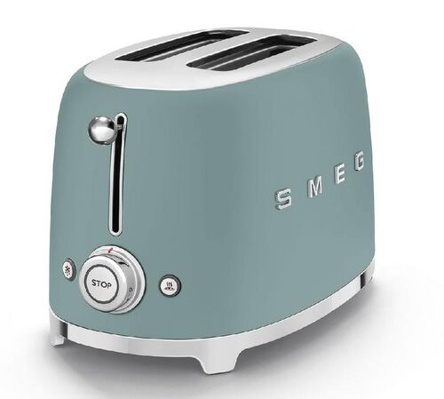 Grille-pain SMEG Vert &eacute;meraude mat TSF01EGMEU 2 tranches image number 3