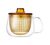 KINTO Unitea Unimug with yellow infuser - 350ml image