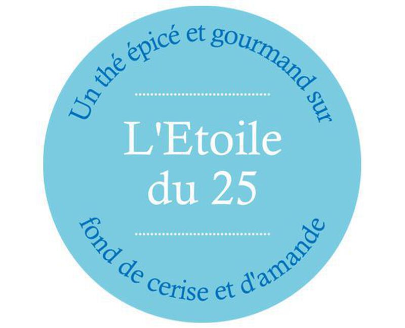'L'Etoile du 25' loose leaf flavoured black tea - 100g - Comptoir Fran&ccedil;ais du Th&eacute; image number 1