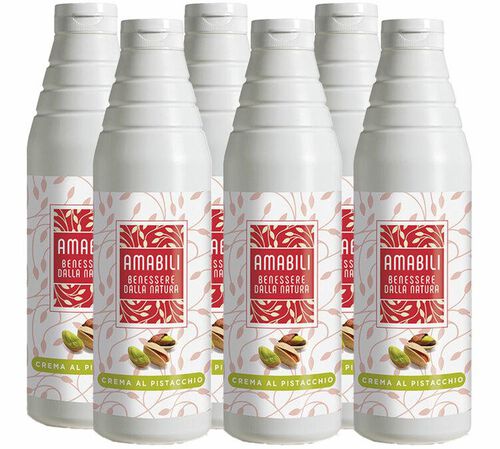 Lot de 6 Sauces Topping de Amabili - Pistache - 6 x 900 ml