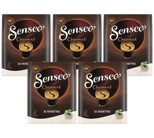 160 dosettes souples saveur caramel  - SENSEO