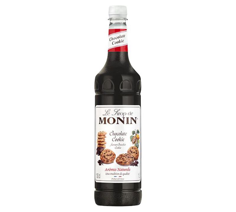 Sirop Monin saveur Chocolat Cookie - Bouteille plastique - 1L image number 0