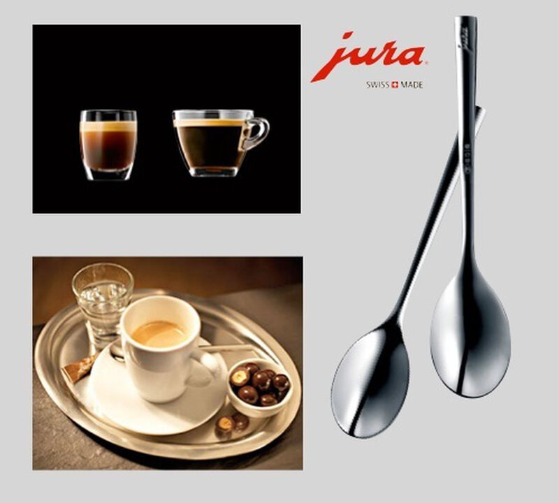 Set 6 cuill&egrave;res &agrave; espresso Jura image number 1