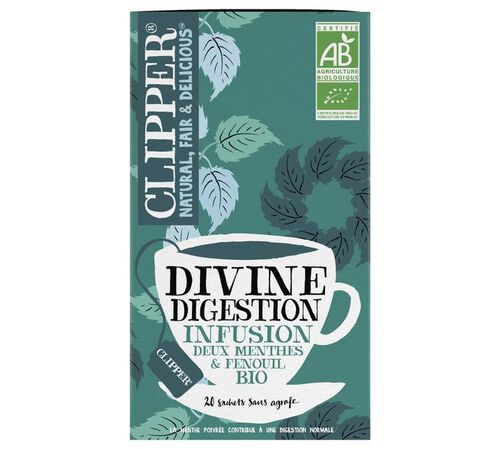 Infusion Divine Digestion Bio - 20 sachets - CLIPPER