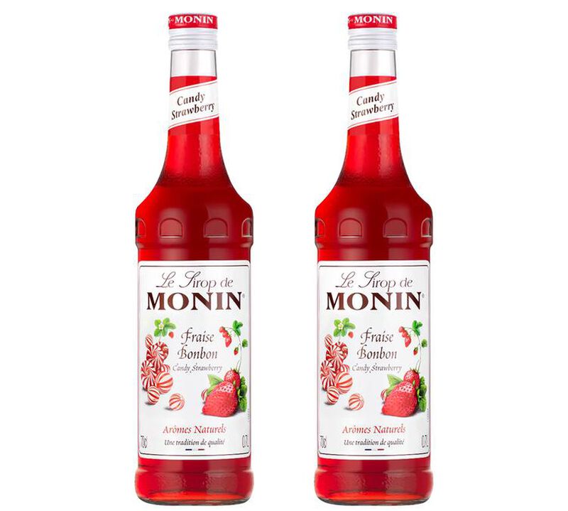 Sirop Monin - Fraise bonbon - 2 x 70 cl image number 0