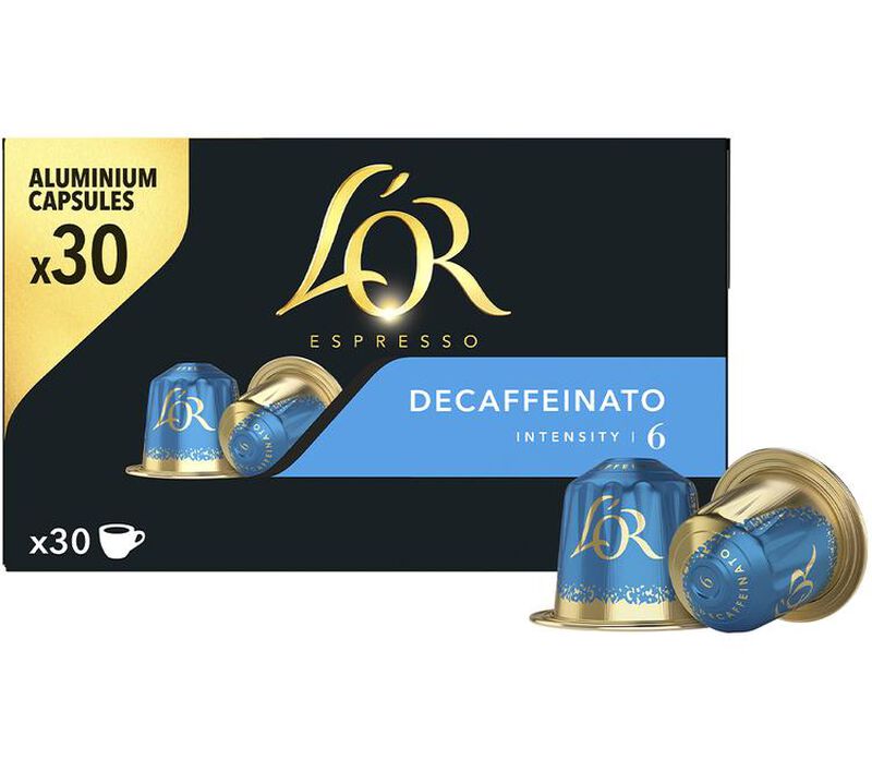 30 Nespresso* compatible capsules Original Decaffeinato - L'OR ESPRESSO image number 0