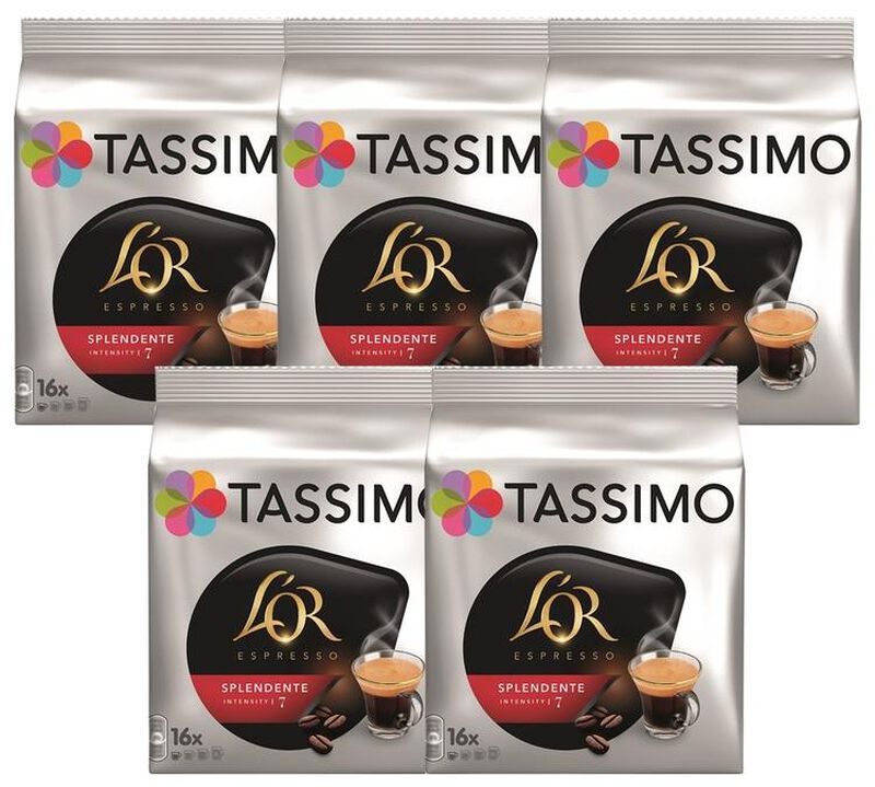 Tassimo pods L'Or Espresso Splendente x 80 T-Discs image number 0