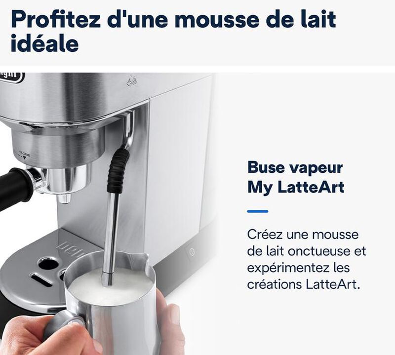 DeLonghi Dedica Arte EC885.M Full Metal + Pack Barista image number 7