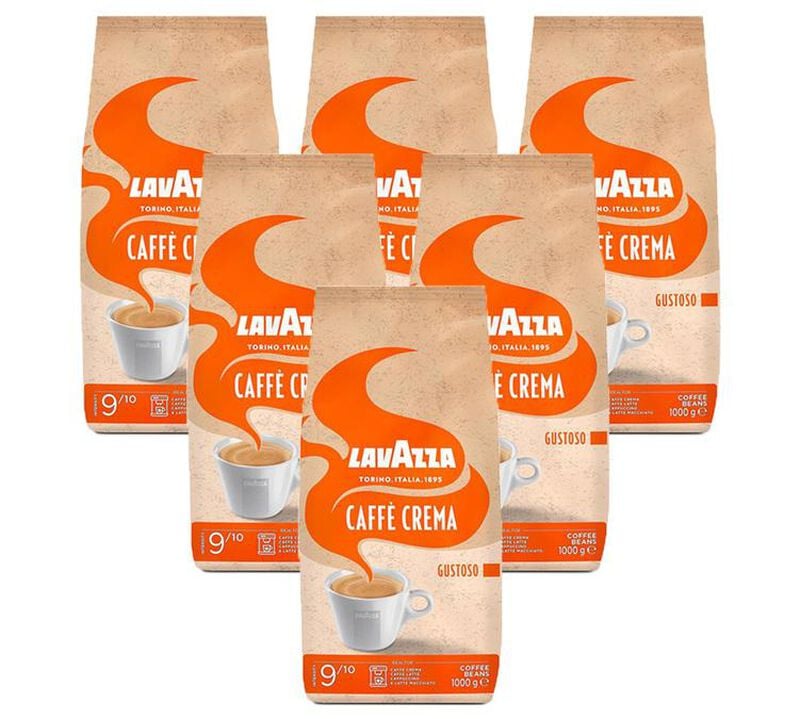 Lavazza - Caff&egrave; Crema Gustoso Kaffeebohnen 6 x 1 kg image number 0