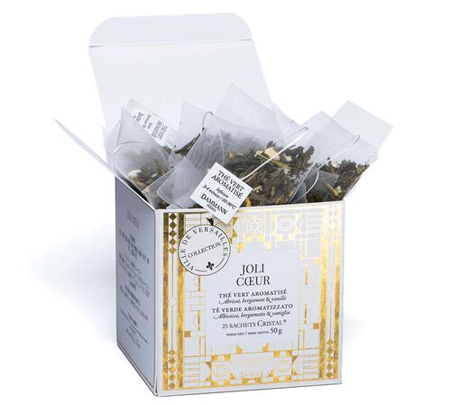 Th&eacute; vert Joli c&oelig;ur - 25 sachets - DAMMANN FR&Egrave;RES