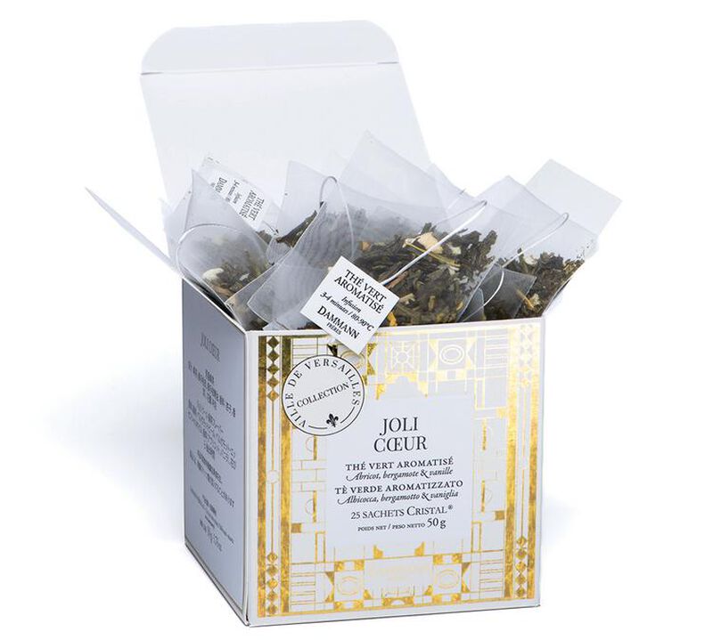 Th&eacute; vert Joli c&oelig;ur - 25 sachets - DAMMANN FR&Egrave;RES image number 0