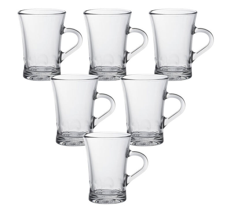 DURALEX Amalfi glass cups with handle - 6 x 170ml image number 0