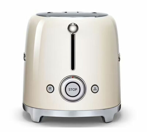 Set Petit-D&eacute;jeuner grille-pain TSF01CREU et presse-agrumes CJF11CREU Cr&egrave;me - SMEG image number 2