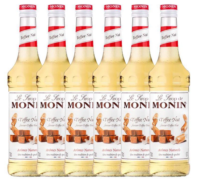 6 x Sirop Monin - Toffee Nut 70 cl image number 0