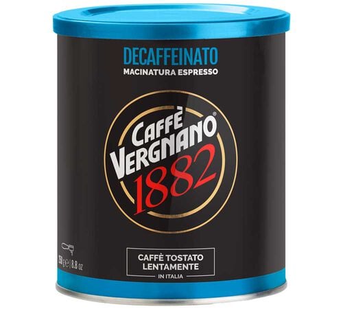Caff&egrave; Vergnano Decaf Ground Coffee Decaffeinato - 250g