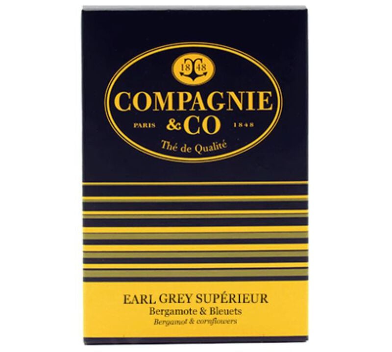 Earl Grey Sup&eacute;rieur black tea by Compagnie Coloniale x 25 pyramid bags image number 0