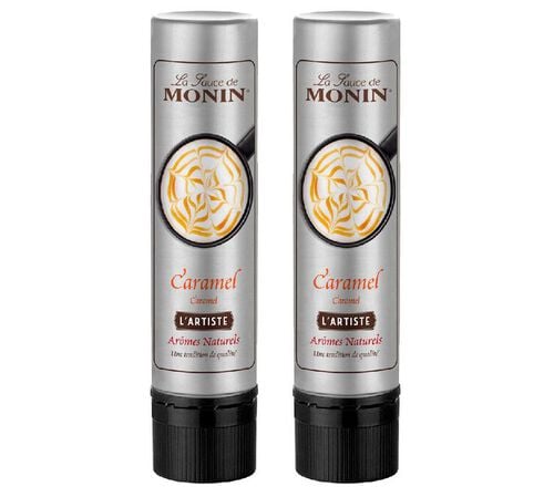 Lot de 2 sauces caramel pour d&eacute;coration 150 ml - L'Artiste de MONIN