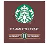 10 Nespresso* Original Compatible Capsules Italian Style Roast &ndash; STARBUCKS image number 2