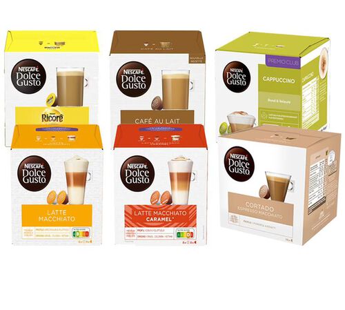 Discovery Pack 96 Cappuccino Pods &ndash; NESCAFE* DOLCE GUSTO*