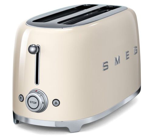 Grille-pain 4 tranches TSF02CREU Cr&egrave;me - SMEG - Tr&egrave;s bon &eacute;tat image number 1