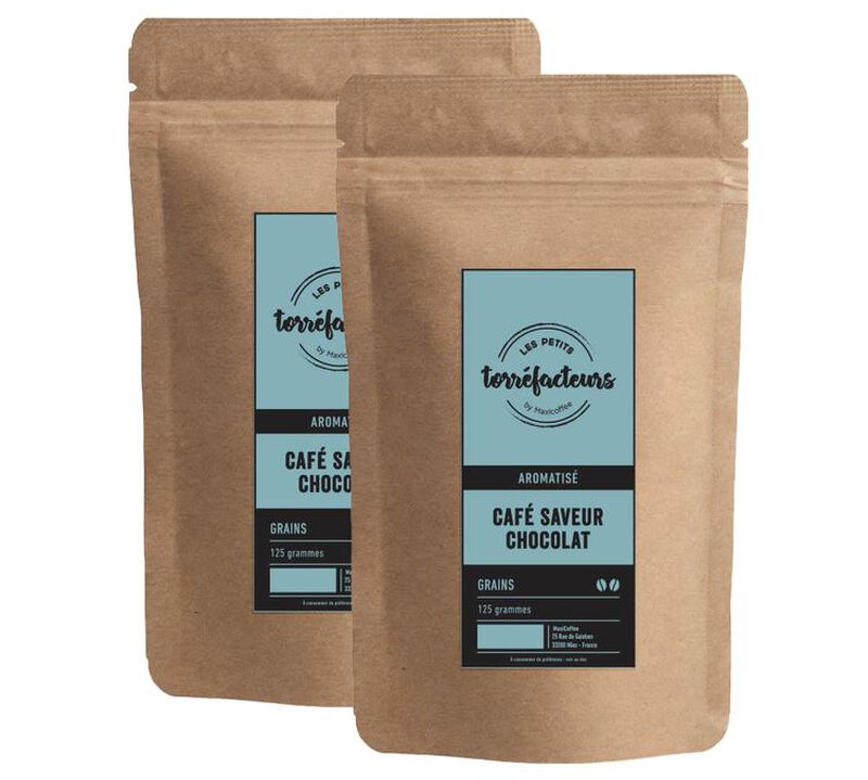 Les Petits Torr&eacute;facteurs - Caff&egrave; in grani gusto cioccolato 2 x 125 g image number 0
