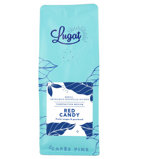 Lugat Coffee Beans Red Candy - 250g